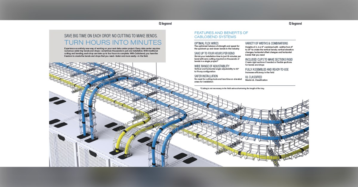 The Freedom for Fast & Flexible Cable Tray Installations