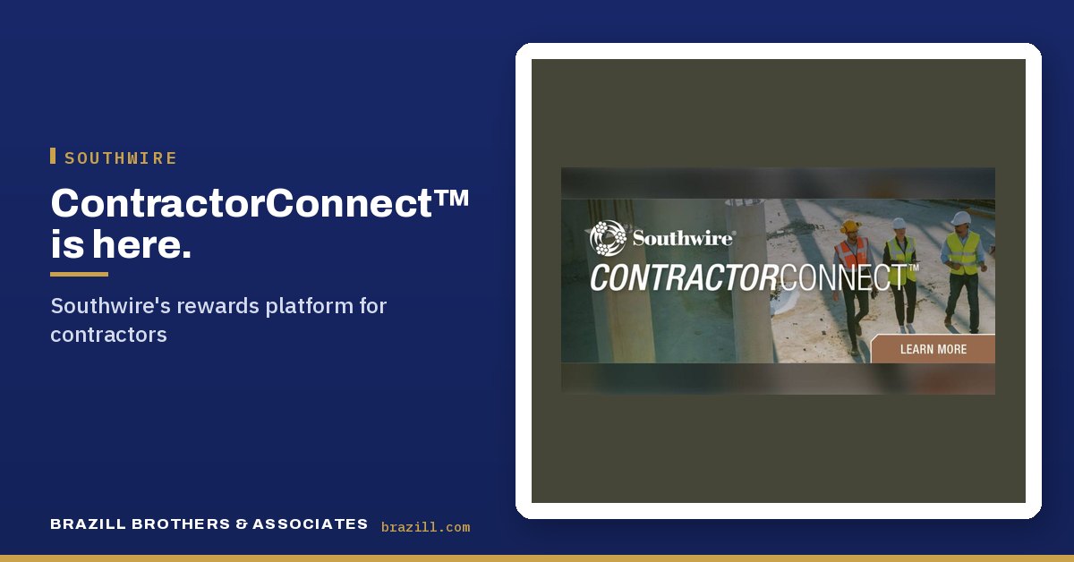 ContractorConnect™ is here: Southwire's rewards platform for contractors