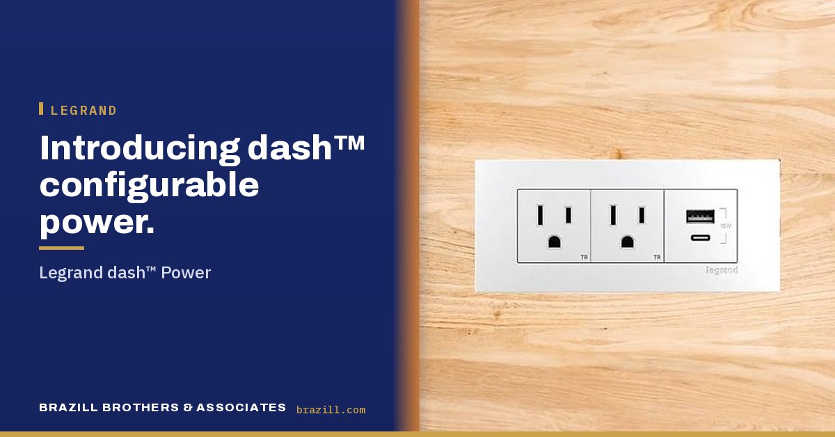 Introducing dash™ configurable power: Legrand dash™ Power