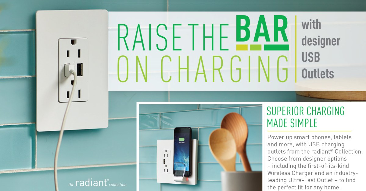 Upgrade Every Outlet with Legrand USB Charging