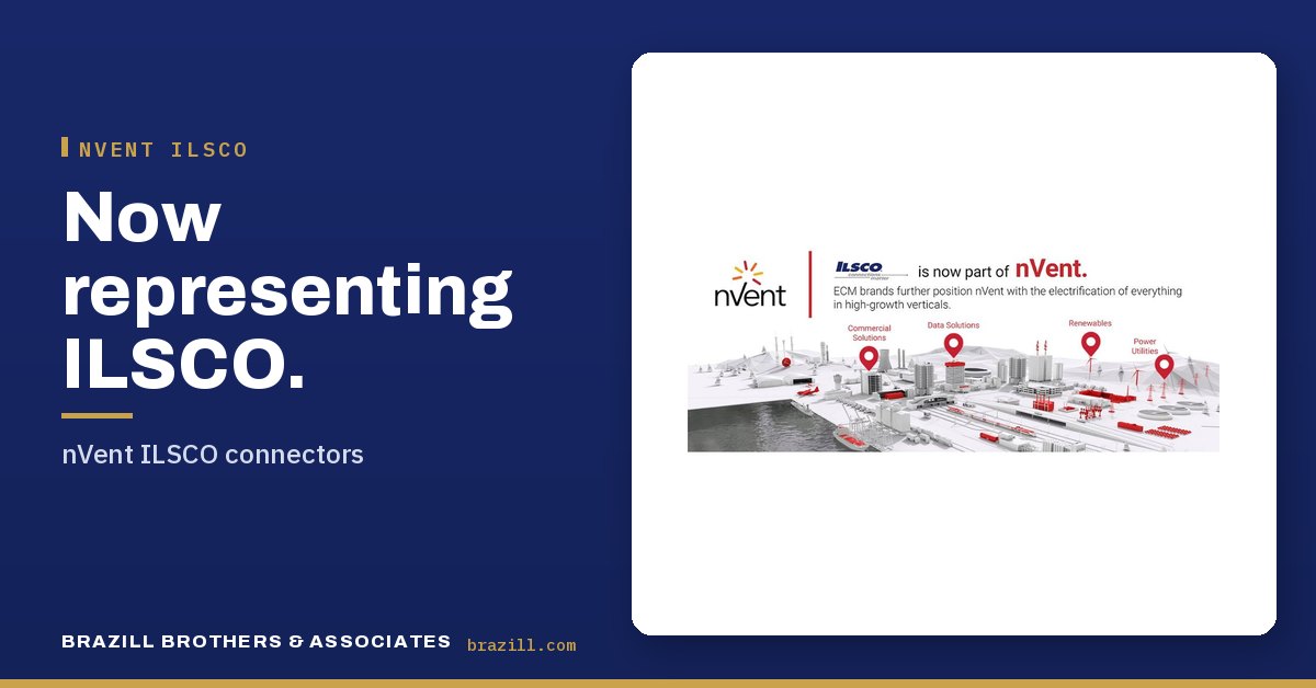 Now representing ILSCO: nVent ILSCO connectors