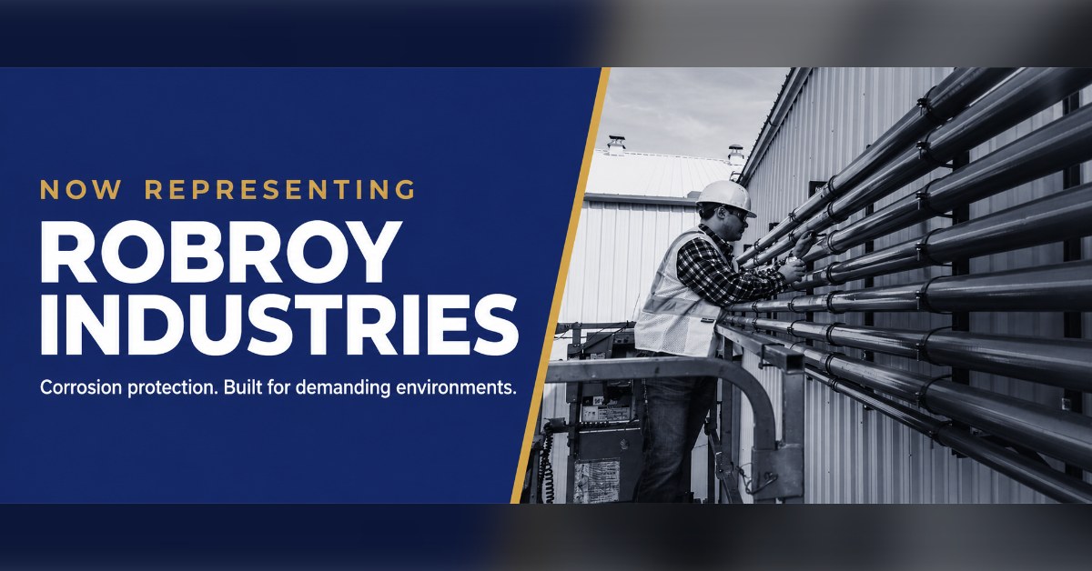 Now Representing Robroy Industries Across All Territories
