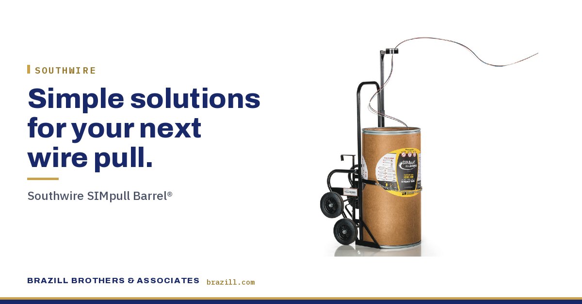 Simple solutions for your next wire pull: Southwire SIMpull Barrel®